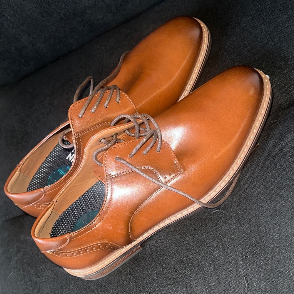 Nunn Bush Tan Leather Oxfords